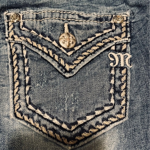 Miss Me Blue Denim Shorts - Picture 8 of 12